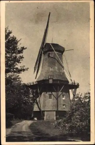 Ak Santpoort Nordbrabant, Molen Santhaas