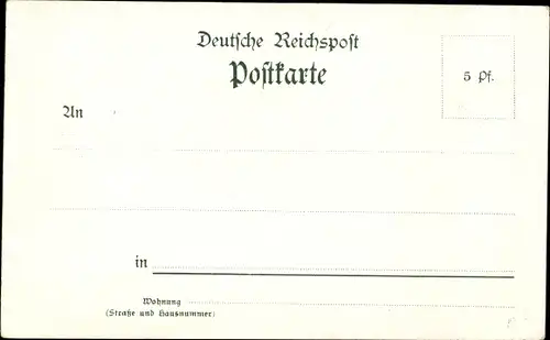 Litho Steinthaleben Kyffhäuserland in Thüringen, Kaiser Wilhelm Denkmal, Barbarossa