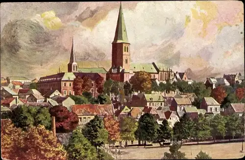 Künstler Ak Mönchengladbach am Niederrhein, Alt-Gladbach