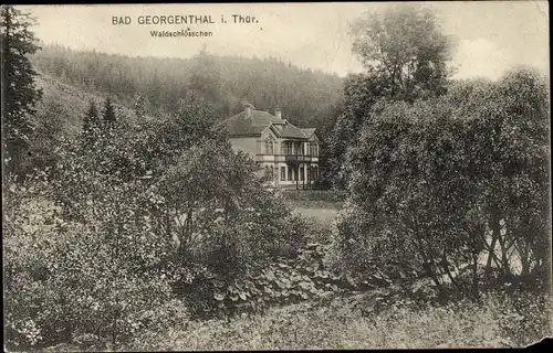 Ak Georgenthal in Thüringen, Waldschlösschen