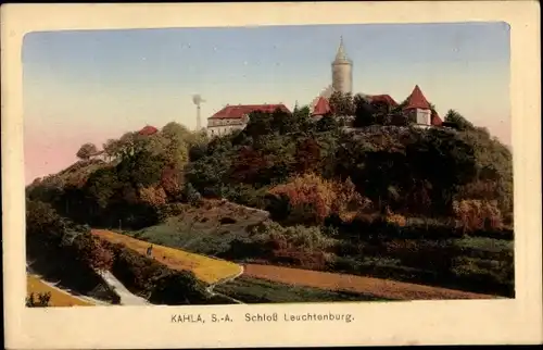 Ak Seitenroda in Thüringen, Leuchtenburg bei Kahla, Schloss