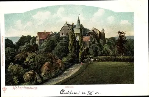 Ak Hohenlimburg Hagen, Schloss und Umgebung