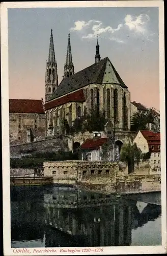 Ak Görlitz in der Lausitz, Peterskirche