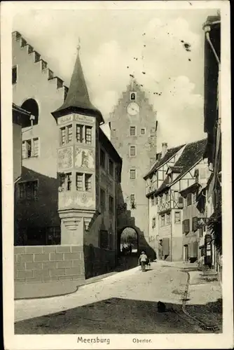 Ak Meersburg am Bodensee, Obertor, Gasthof zum Bären