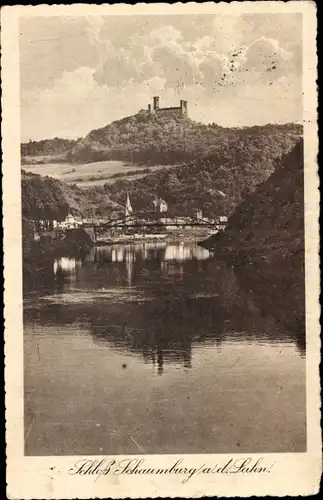 Ak Balduinstein an der Lahn, Schloss Schaumburg