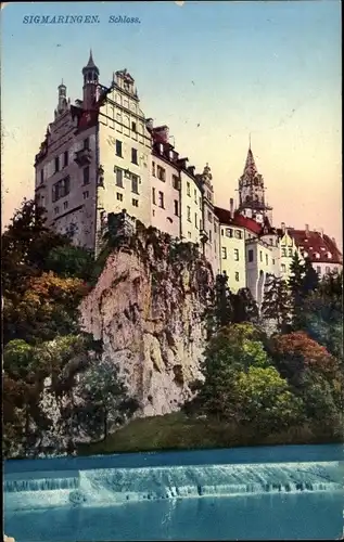 Ak Sigmaringen an der Donau Baden Württemberg, Schloss