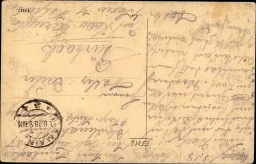 Ak Mainz am Rhein, Schillerdenkmal