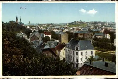 Ak Steele Essen im Ruhrgebiet, Ortsansicht mit Kirche