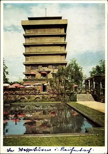 Ak Reichenbach im Vogtland, Wasserturm