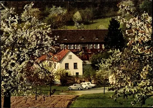 Ak Landau in der Pfalz, Ausflugsgaststätte Buschmühle im Modenbachtal an der Deutschen Weinstraße