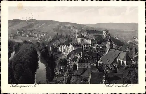 Ak Tübingen am Neckar, Blick von Osten
