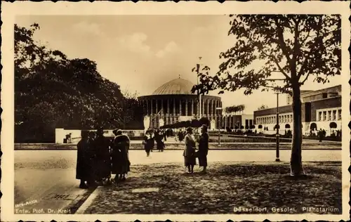 Ak Düsseldorf am Rhein, Gesolei, Planetarium