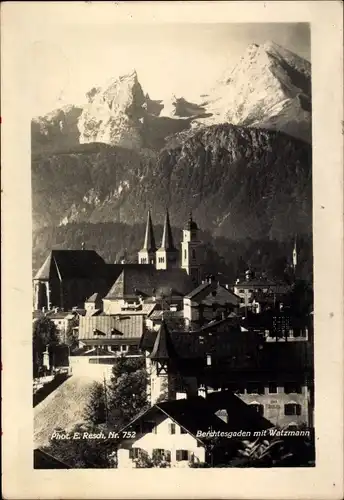 Ak Berchtesgaden in Oberbayern, Watzmann, Panorama