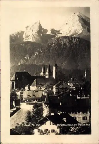 Ak Berchtesgaden in Oberbayern, Watzmann, Panorama