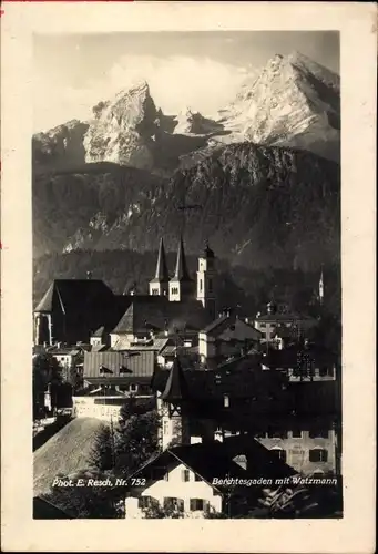 Ak Berchtesgaden in Oberbayern, Watzmann, Panorama