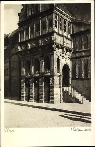 Ak Lemgo in Lippe, Rathauslaube