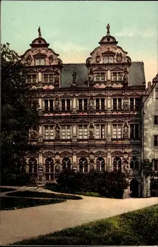 Ak Heidelberg am Neckar, Schloss, Friedrichsbau