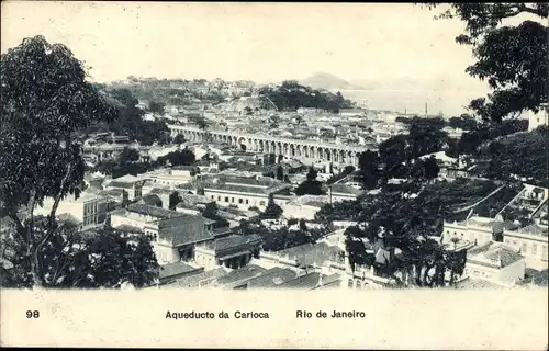 Ak Rio de Janeiro Brasilien, Aqueducto da Carioca