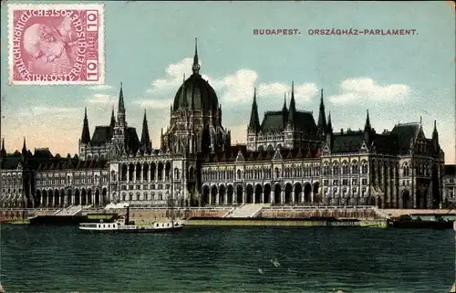 Ak Budapest Ungarn, Parlament