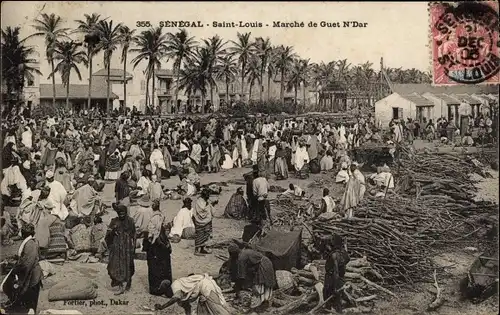 Ak Saint Louis Senegal, Marché de Guet N'Dar