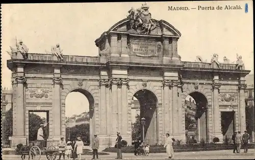 Ak Madrid Spanien, Puerta de Alcala