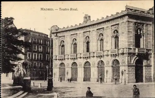 Ak Madrid Spanien, Teatro Real