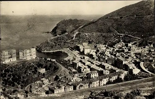 Ak Portbou Port Bou Katalonien, Vista general