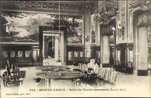 Ak Monte Carlo Monaco, Salle du Trente Quarante