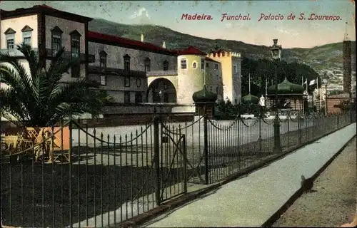 Ak Funchal Insel Madeira Portugal, Palacio de S. Lourenco