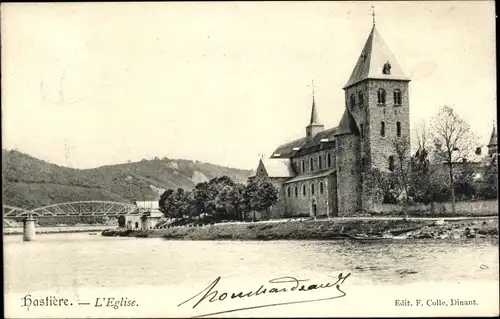 Ak Hastière Wallonien Namur, L'Eglise