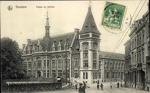 Ak Verviers Wallonien Lüttich, Palais de Justice