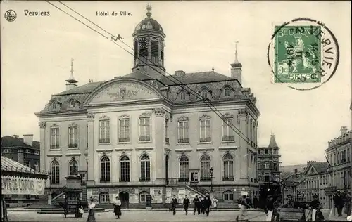 Ak Verviers Wallonien Lüttich, Hotel de Ville