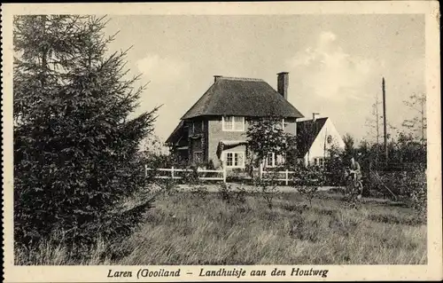 Ak Laren Gooiland, Landhuisje aan den Houtweg