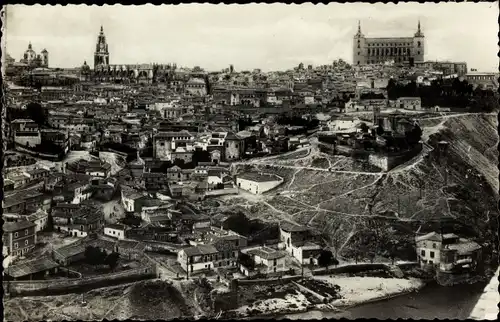 Ak Toledo Kastilien La Mancha Spanien, Panorama