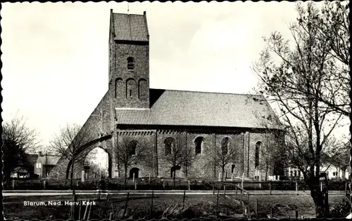 Ak Bierum Groningen, Ned. Herv. Kerk