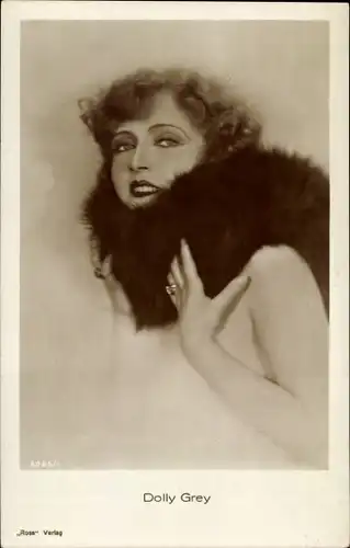 Ak Schauspielerin Dolly Grey, Portrait, Ross Verlag 3026/1