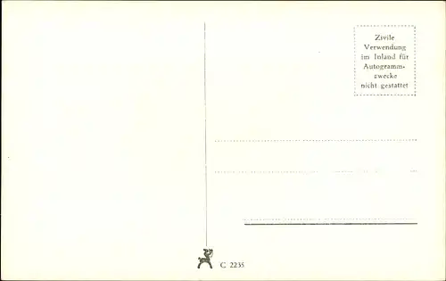 Ak Schauspieler Will Quadflieg, Portrait