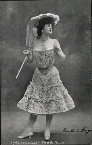 Ak Lydia, Parisiana, Portrait einer Frau, Schauspielerin