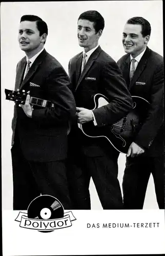 Ak Musikgruppe Das Medium Terzett, Polydor, Gitarre