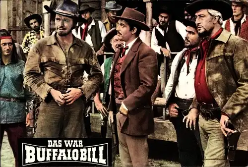 Ak Filmszene aus Das war Buffalo Bill, Fährte des weißen Waffenhändlers, Bild Nr. 27