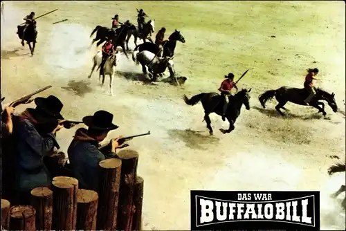Ak Filmszene aus Das war Buffalo Bill, Das Kriegsglück der Sioux wendet sich, Bild Nr. 57
