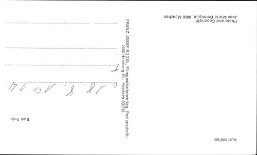 Ak Schauspieler und Regisseur Kurt Meisel, Seitenportrait, Autogramm