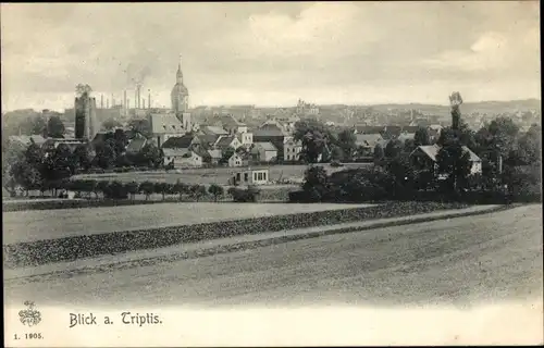 Ak Triptis in Thüringen, Gesamtansicht