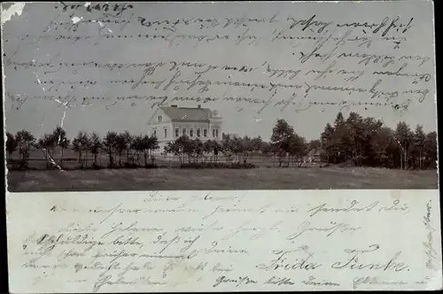 Ak Auma in Thüringen, Blick zur Villa