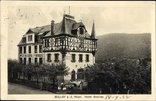 Ak Bullay an der Mosel, Hotel Andries