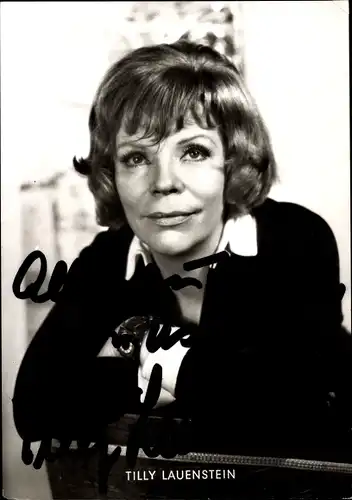 Ak Schauspielerin Tilly Lauenstein, Portrait