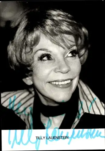 Ak Schauspielerin Tilly Lauenstein, Portrait