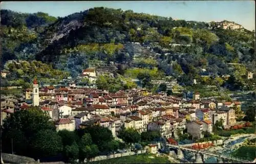 Ak Roquebillière Alpes Maritimes, Gesamtansicht