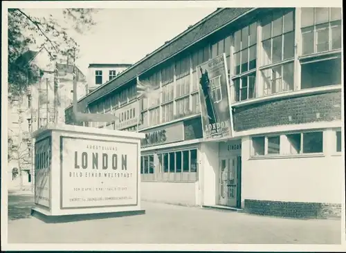 Foto Wien 2. Leopoldstadt Österreich, Ausstellung London, Bild einer Weltstadt, 1947, Messepalast