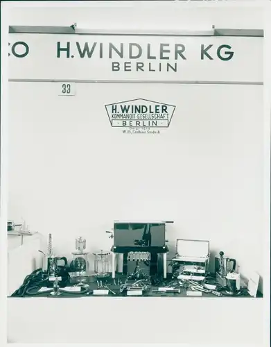 Foto Messestand H. Windler KG, Berlin, Kaffeemaschine